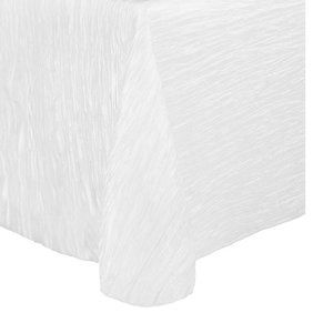 Ultimate Textile Delano 70-Inch x 104-Inch Oblong Tablecloth in White  $70.99